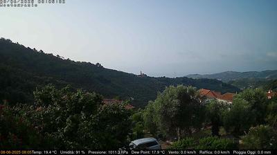 immagine della webcam nei dintorni di Molini di Triora: webcam Dolcedo