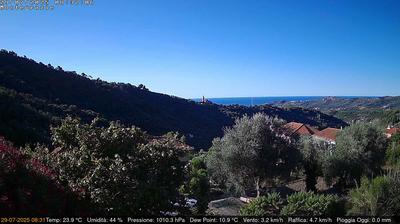 immagine della webcam nei dintorni di Cipressa: webcam Dolcedo