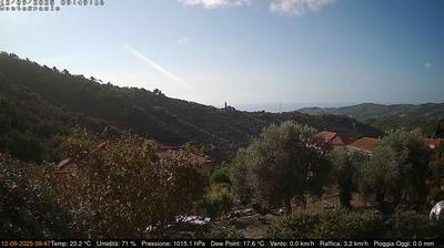 immagine della webcam nei dintorni di Pieve di Teco: webcam Dolcedo