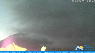 Preview delle webcam di Collepardo › Nord: Monte Rotonaria - Monte Monna - Monti Ernici