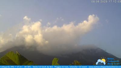 immagine della webcam nei dintorni di Civitella Roveto: webcam Collepardo