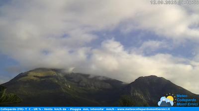 immagine della webcam nei dintorni di Castellafiume: webcam Collepardo