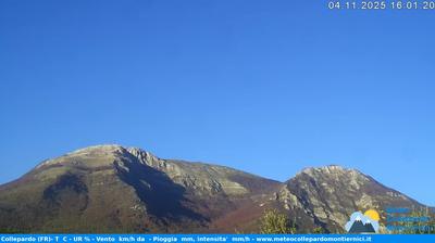 immagine della webcam nei dintorni di Frosinone: webcam Collepardo
