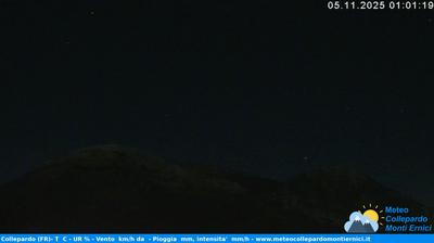 immagine della webcam nei dintorni di Isola del Liri: webcam Collepardo