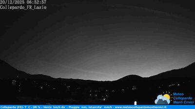 immagine della webcam nei dintorni di Giuliano di Roma: webcam Collepardo