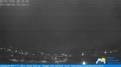 immagine della webcam nei dintorni di Castellafiume: webcam Collepardo