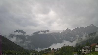 Preview delle webcam di Gosaldo › Sud