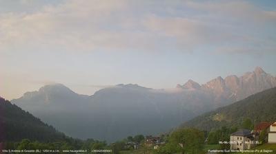 immagine della webcam nei dintorni di Pale di San Martino: webcam Gosaldo