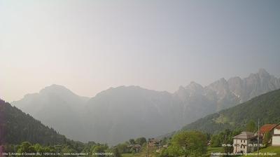 immagine della webcam nei dintorni di Voltago Agordino: webcam Gosaldo