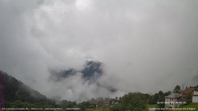 immagine della webcam nei dintorni di San Gregorio nelle Alpi: webcam Gosaldo