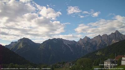 immagine della webcam nei dintorni di Voltago Agordino: webcam Gosaldo