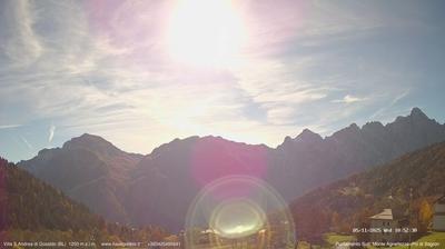 immagine della webcam nei dintorni di Agordo: webcam Gosaldo