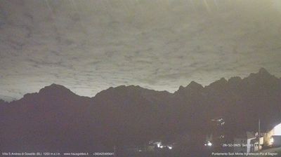 immagine della webcam nei dintorni di Ponte nelle Alpi: webcam Gosaldo