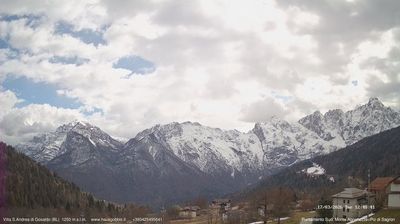 immagine della webcam nei dintorni di Sovramonte: webcam Gosaldo