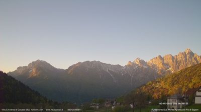 immagine della webcam nei dintorni di Limana: webcam Gosaldo