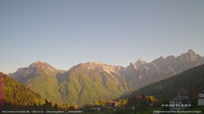 immagine della webcam nei dintorni di Belluno: webcam Gosaldo