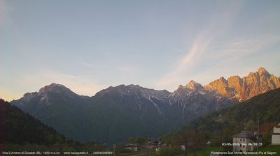 immagine della webcam nei dintorni di Voltago Agordino: webcam Gosaldo