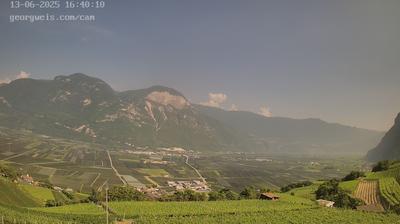 immagine della webcam nei dintorni di Sover: webcam Cortaccia sulla Strada del Vino