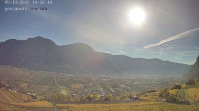 immagine della webcam nei dintorni di Baselga di Pinè: webcam Cortaccia sulla Strada del Vino
