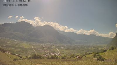 immagine della webcam nei dintorni di Baselga di Pinè: webcam Cortaccia sulla Strada del Vino