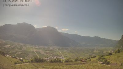 immagine della webcam nei dintorni di Cles: webcam Cortaccia sulla Strada del Vino