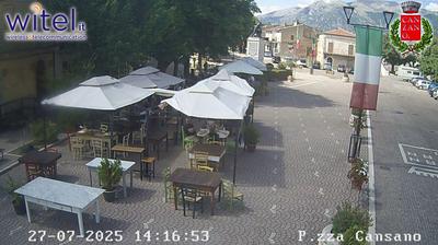 immagine della webcam nei dintorni di Sant'Eufemia a Maiella: webcam Cansano