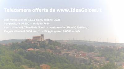 immagine della webcam nei dintorni di Castelluccio Valmaggiore: webcam San Marco dei Cavoti
