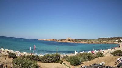 immagine della webcam nei dintorni di Trinità d'Agultu e Vignola: webcam Isola Rossa