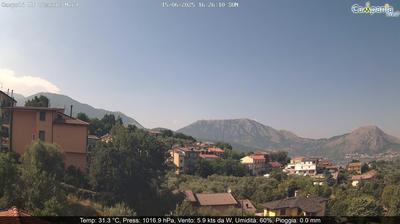 immagine della webcam nei dintorni di Ospedaletto d'Alpinolo: webcam Campoli del Monte Taburno