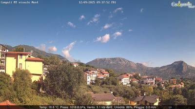 immagine della webcam nei dintorni di Piedimonte Matese: webcam Campoli del Monte Taburno