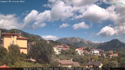 immagine della webcam nei dintorni di Arpaise: webcam Campoli del Monte Taburno
