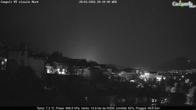 immagine della webcam nei dintorni di San Nazzaro: webcam Campoli del Monte Taburno