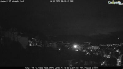 immagine della webcam nei dintorni di San Nazzaro: webcam Campoli del Monte Taburno