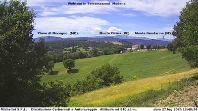 immagine della webcam nei dintorni di Castelvetro di Modena: webcam Serramazzoni