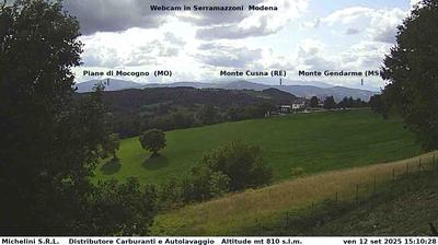 immagine della webcam nei dintorni di Castel d'Aiano: webcam Serramazzoni