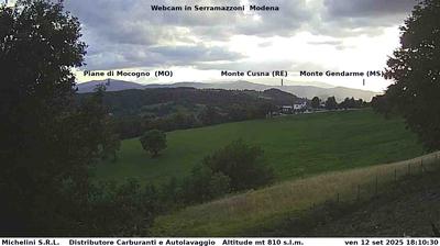 immagine della webcam nei dintorni di Prignano sulla Secchia: webcam Serramazzoni
