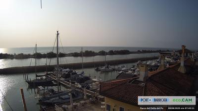 immagine della webcam nei dintorni di Isola Albarella: webcam Scardovari