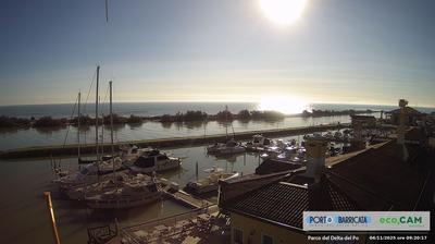 immagine della webcam nei dintorni di Isola Albarella: webcam Scardovari