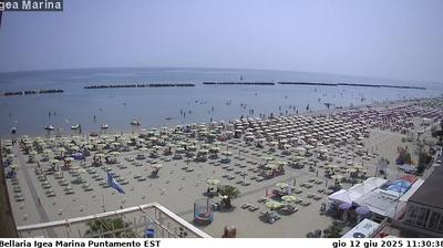 immagine della webcam nei dintorni di Cesenatico: webcam Bellaria Igea Marina