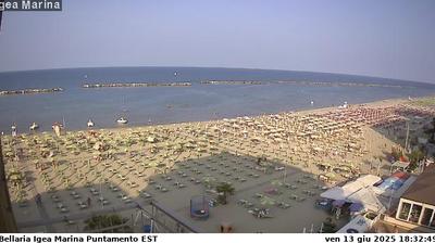 immagine della webcam nei dintorni di Misano Adriatico: webcam Bellaria Igea Marina