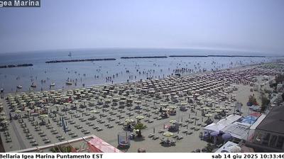 immagine della webcam nei dintorni di Misano Adriatico: webcam Bellaria Igea Marina