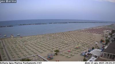 immagine della webcam nei dintorni di Cesenatico: webcam Bellaria Igea Marina