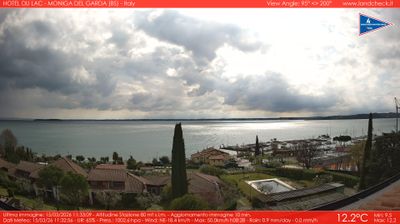 immagine della webcam nei dintorni di Peschiera del Garda: webcam Moniga del Garda