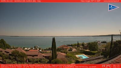 immagine della webcam nei dintorni di Manerba del Garda: webcam Moniga del Garda