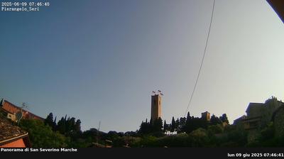 immagine della webcam nei dintorni di Cingoli: webcam San Severino Marche