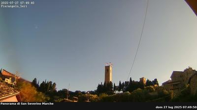 immagine della webcam nei dintorni di Fabriano: webcam San Severino Marche