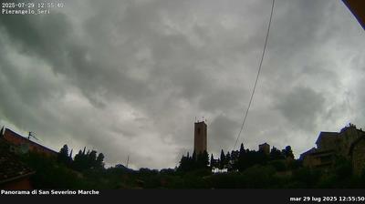 immagine della webcam nei dintorni di Gualdo: webcam San Severino Marche