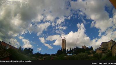 immagine della webcam nei dintorni di Castelfidardo: webcam San Severino Marche