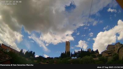 immagine della webcam nei dintorni di Cingoli: webcam San Severino Marche