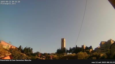immagine della webcam nei dintorni di Gualdo: webcam San Severino Marche